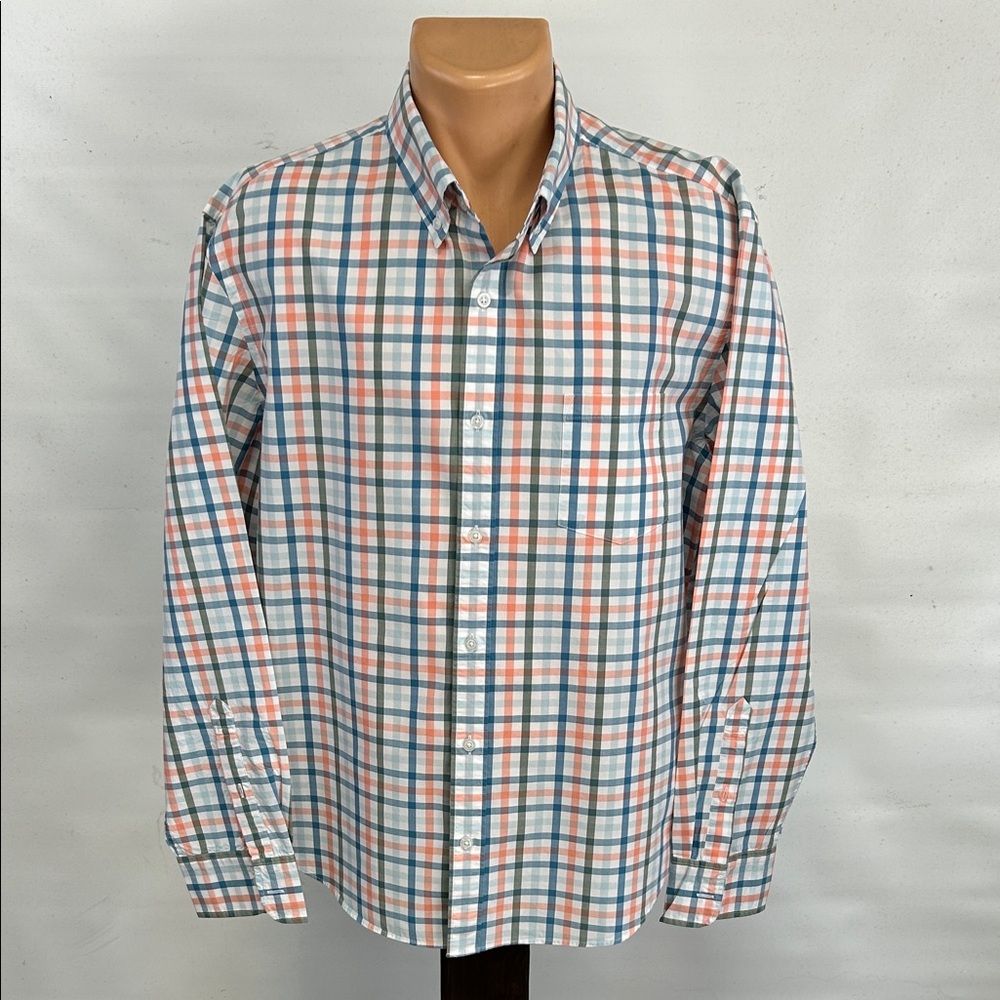 J. Crew long sleeve button down collar shirt.  XL